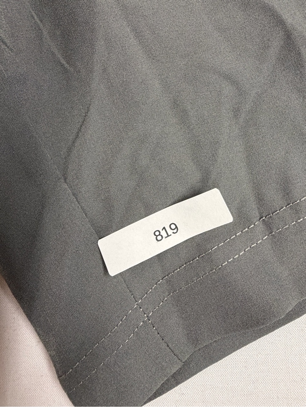 Men's Gray Drawstring Performance Shorts - Picture 2 of 5